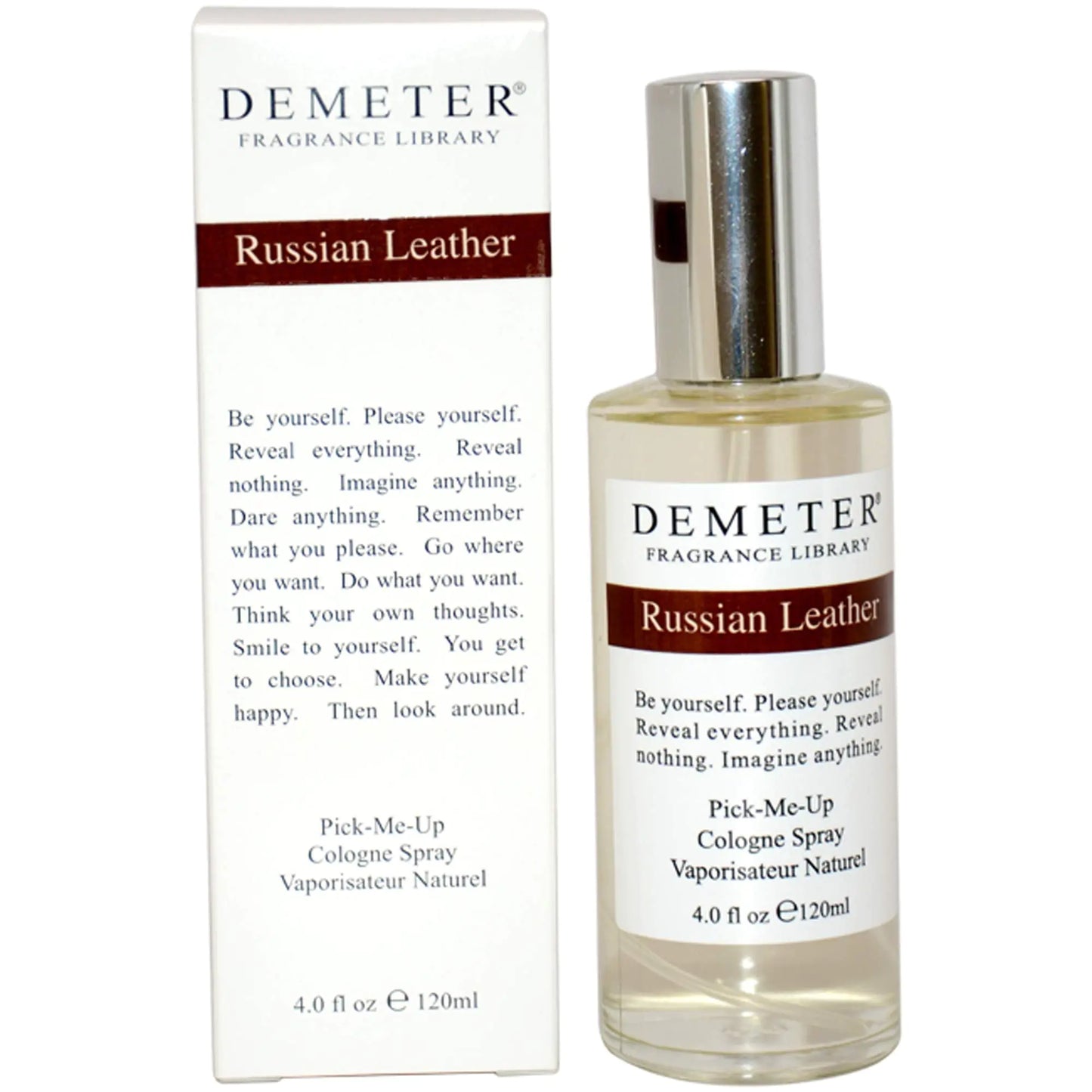 Demeter Cologne Spray for Women Russian Leather 4 Ounce