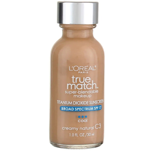 LOreal True Match Super Blendable Makeup Creamy Natural [C3] 1 oz (Pack of 2)